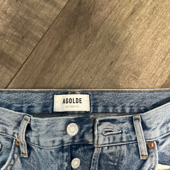AGOLDE Blue Denim Jeans size 28 - Picture 3 of 3